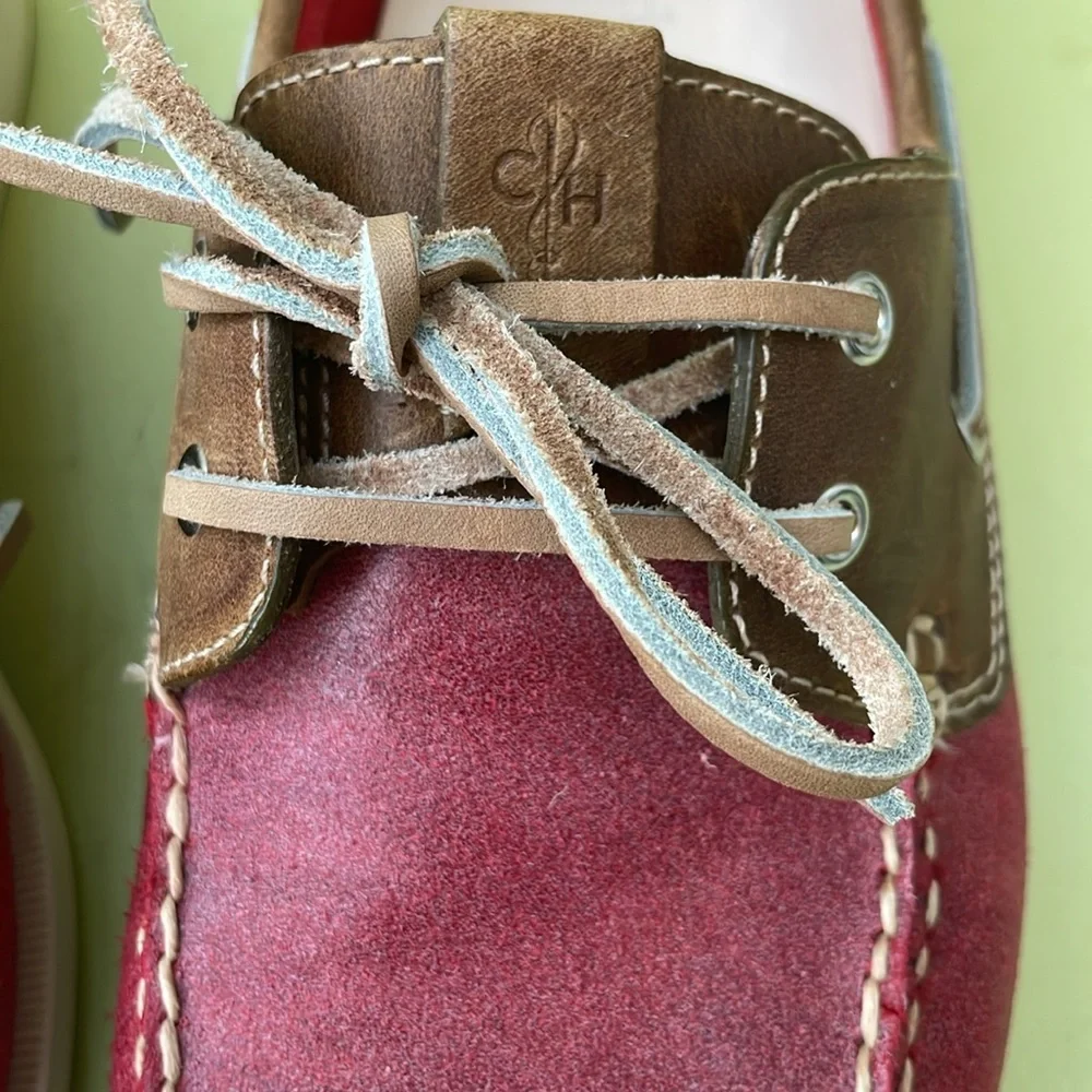 Dark red/tan Cole Haan leather shoes